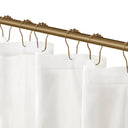 Laurel - Tufted Semi - Sheer Shower Curtain - White - Madison Park - Shower Curtains - Elite Enclave Home