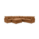 Caplan - 6 Piece Modular Sectional With Ottoman - Classic Home - 2 Piece Living Room Sets - Elite Enclave Home