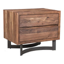 Bent - Nightstand - Natural Stain - Moe's Home Collection - Accent Nightstands - Elite Enclave Home