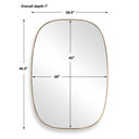 Nidia - Mirror - Antique Gold