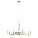Corella - 8 Light Chandelier - Gold - Uttermost - Chandeliers- Elite Enclave Home