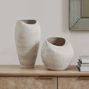 Inara - Indoor - Outdoor Vases (Set of 2) - White - Uttermost - Vases & Jars - Elite Enclave Home