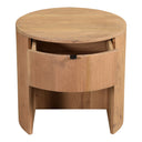 Theo - One Drawer Nightstand - Light Brown - Moe's Home Collection - Accent Nightstands - Elite Enclave Home