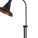 Adjustable Traditional Shaped Floor Lamp With Bronze Dome Shade - Bronze - HomeRoots - Floor Lamps - Elite Enclave Home