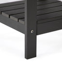 Plastic Outdoor Side Table - Black