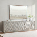 Malibu - 8 Door Cabinet - Blue Washed - Classic Home - Buffets - Elite Enclave Home
