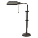 Metal Adjustable Table Lamp With Bronze Rectangular Shade - Bronze - HomeRoots - Table Lamps - Elite Enclave Home