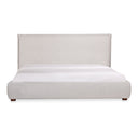 Luzon - King Bed - Light Gray - Moe's Home Collection - Upholstered Beds - Elite Enclave Home