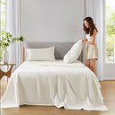 Cotton 144TC - Full Solid Sheet Set - Ivory