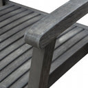 Distressed Stacking Armchairs (Set of 2) - Dark Gray