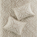 Sabrina - 3 Piece Tufted Bedspread Set - Taupe