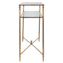 Henzler - Mirrored Glass Console Table - Gold