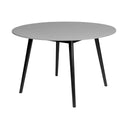 Rounded Stone Outdoor Dining Table - Gray