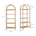 Eero - Bookcase - Beige - Moe's Home Collection - Standard Bookcases - Elite Enclave Home