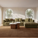 Davie - Right Arm Facing Chair - Olive Green - Moe's Home Collection - Corners - Elite Enclave Home
