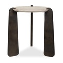 Talud - Modern Marble Side Table - Bronze / Gray - Uttermost - Side Tables - Elite Enclave Home
