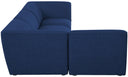 Miramar - 4 Piece Modular Sectional - Meridian Furniture - Stationary Sectionals - Elite Enclave Home