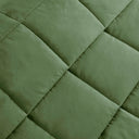 Windom - Full/Queen Lightweight Down Alternative Blanket With Satin Trim - Green