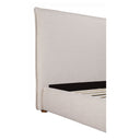 Luzon - Queen Bed Tall Headboard - Wheat - Moe's Home Collection - Upholstered Beds - Elite Enclave Home