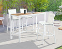 Nizuc - Outdoor Patio Rectangle Bar Table - Meridian Furniture - Bar Tables- Elite Enclave Home