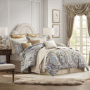 Julius - 4 Piece California King Comforter Set - Taupe