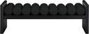 Waverly - Bench With Black Frame - Meridian Furniture - Upholstered Benches - Elite Enclave Home