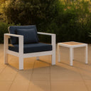 Nizuc - Outdoor Arm Chair - Meridian Furniture - Arm Chairs- Elite Enclave Home