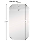 Lennox - Scalloped Corner Mirror - Uttermost - Accent Mirrors - Elite Enclave Home