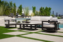 Malibu - Sofa - Black / White