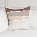 Bikram - 22" x 22" LN Pillow - Ivory / Mocha Cream - Classic Home - Accent Pillows - Elite Enclave Home