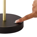 Mod LED Adjustable Desk Lamp - Matte Black And Gold