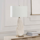 Palm Leaf - Table Lamp - White - Uttermost - Table Lamps - Elite Enclave Home