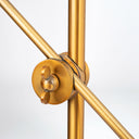 Lamp Base LED With Gold Shade - Gold