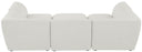 Miramar - 6 Piece Modular Sectional - Meridian Furniture - Stationary Sectionals - Elite Enclave Home