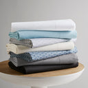 Cotton 144TC - California King Printed Sheets - Diamond Gray