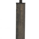 Traditional Shaped Floor Lamp With Off - White Drum Shade - Black - HomeRoots - Floor Lamps - Elite Enclave Home