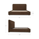 Simon - Queen Storage Bed - Brown - Moe's Home Collection - Storage Beds - Elite Enclave Home