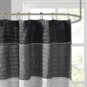 Amherst - Shower Curtain - Black - Madison Park - Shower Curtains - Elite Enclave Home