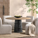 Lunen - 55" Round Dining Table - Soft Reef Noir - Classic Home - Dining Tables - Elite Enclave Home