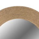Cove - Round Jute Mirror - Brown - Madison Park - Wall Mirrors - Elite Enclave Home