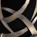 Brushstrokes - Metal Wall Art (Set of 2) - Black