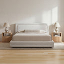 Tory - King Bed - Pebble - Moe's Home Collection - Upholstered Beds - Elite Enclave Home