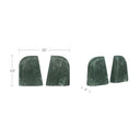 Zane - Marble Bookends (Set of 2) - Green - Moe's Home Collection - Bookends - Elite Enclave Home