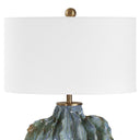 Ruffle Up - Table Lamp - Blue Green - Uttermost - Table Lamps - Elite Enclave Home