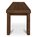Marina - Ourdoor Dining Bench - Dark Brown - Moe's Home Collection - Benches - Elite Enclave Home