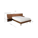 Clark - 3 Piece Bedroom Set (Queen Bed With 2 Nightstands) - Pecan - INK+IVY - 3 Piece Bedroom Sets - Elite Enclave Home