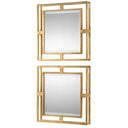 Allick - Square Mirrors (Set of 2) - Gold