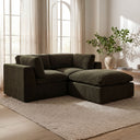 Cates - Nook Modular Sectional - Dark Green - Moe's Home Collection - Stationary Sectionals - Elite Enclave Home