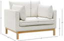 Langham - Chair - Meridian Furniture - Arm Chairs - Elite Enclave Home