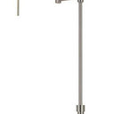 Adjustable Swing Arm Floor Lamp - Nickel - HomeRoots - Floor Lamps - Elite Enclave Home